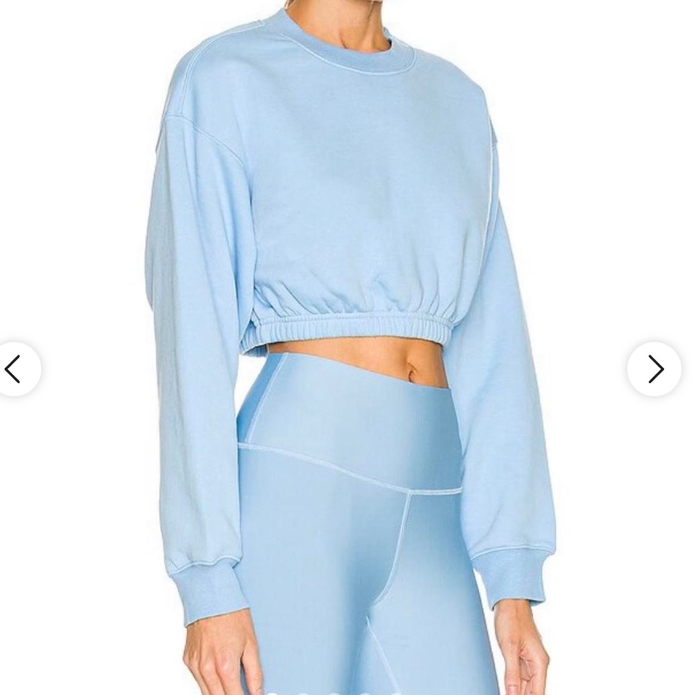 Alo Yoga Cropped Devotion Crewneck